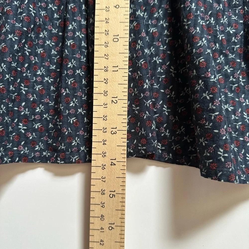 Madewell Black Peplum Long Sleeve Blouse size S - Picture 10 of 15